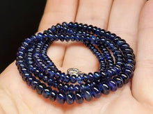 Load image into Gallery viewer, Sapphire - Blue (full) E 2.5-5mm 17.5inch 58.55ct