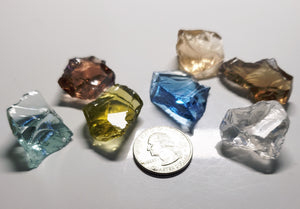 Traditional Andara Crystal Bundle - 7 pieces - 47.09g