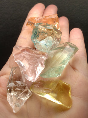 Traditional Andara Crystal Bundle - 6 pieces - 56.82g