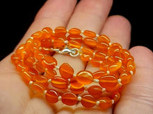 Load image into Gallery viewer, Carnelian (precious) E+ 4.5x5mm-5.5x7.5mm oval 18.25inch