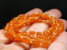 Load image into Gallery viewer, Carnelian (precious) E+ 4x4.5mm-6x8mm oval 19.25inch
