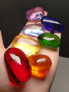 Andara Crystal Tumbled Bundle chakra colors*
