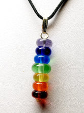 Load image into Gallery viewer, 7 Chakra Rays Andara Crystal Pendant