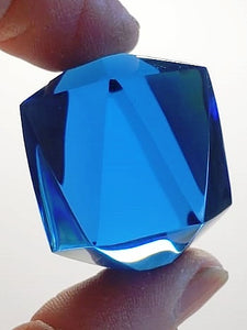 A Andara Crystal Chakra Color Icosahedron Set