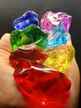 Load image into Gallery viewer, Traditional Andara Crystal Bundle chakra colors 246g*