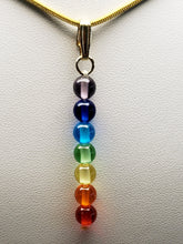 Load image into Gallery viewer, 7 Chakra Rays Andara Crystal Pendant (7 x 6mm)