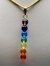 Load image into Gallery viewer, 7 Chakra Rays Andara Crystal Pendant (7 x 8mm)