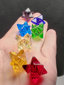 Andara Crystal Chakra Color Merkaba Set