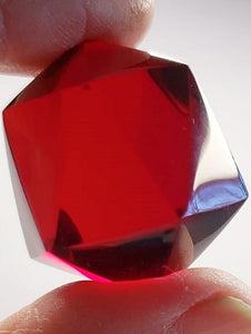 A Andara Crystal Chakra Color Icosahedron Set