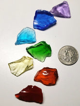 Load image into Gallery viewer, Chakra colors - 7 main Traditional Andara Crystals 35.46g
