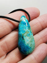 Load image into Gallery viewer, Chrysocolla Therapeutic Pendant 10.2g