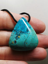 Load image into Gallery viewer, Chrysocolla Therapeutic Pendant 12g