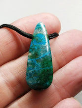 Load image into Gallery viewer, Chrysocolla Therapeutic Pendant 4.88g