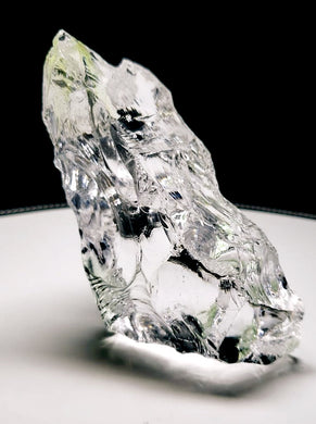 Clear / Cosmic Ice with Green / Emerald Shift - RARE Traditional Andara Crystal 524g