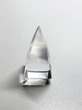 Load image into Gallery viewer, Clear Andara Crystal Nubian Pyramid 1.5in x .75in