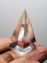 Load image into Gallery viewer, Clear Andara Crystal Nubian Pyramid 1.5in x .75in