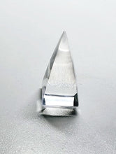 Load image into Gallery viewer, Clear Andara Crystal Nubian Pyramid 1.5in x .75in