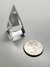 Load image into Gallery viewer, Clear Andara Crystal Nubian Pyramid 1.5in x .75in