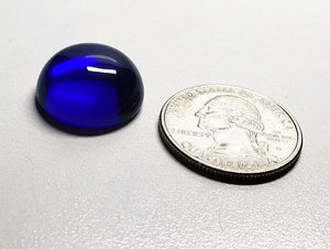 Indigo / Tanzanite Fire Andara Crystal Cabochon 20mm