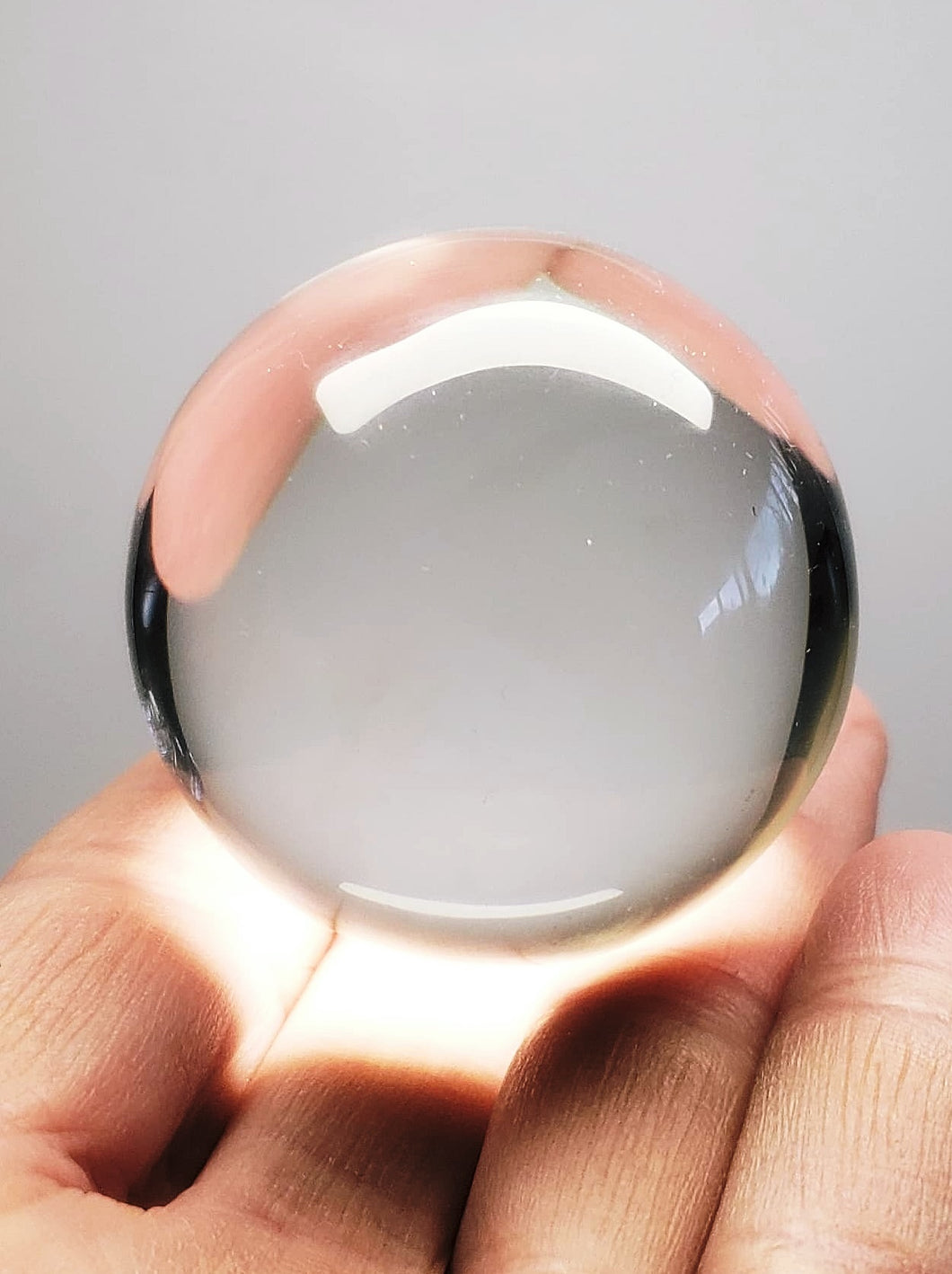 Clear (rare) Andara Crystal Sphere 1.5inch