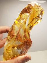 Load image into Gallery viewer, Yellow - Golden with Clear Traditional Andara Crystal 512g