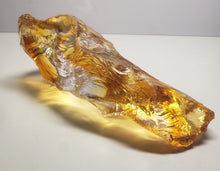 Load image into Gallery viewer, Yellow - Golden with Clear Traditional Andara Crystal 512g