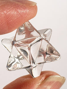 Clear Andara Crystal Merkaba 15mm