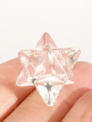 Clear Andara Crystal Merkaba 15mm