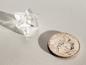 Clear Andara Crystal Merkaba 15mm