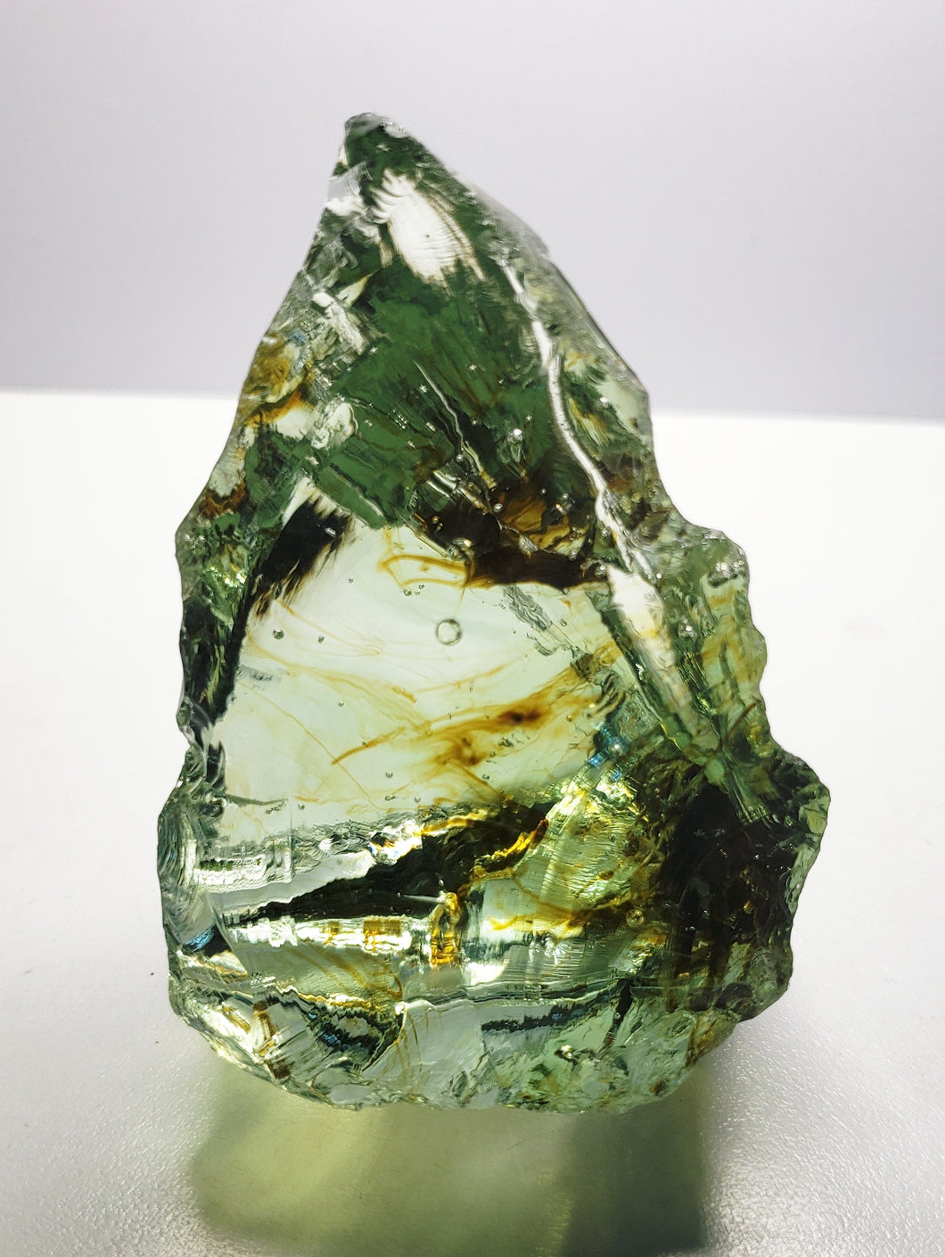Bi-color Clear w/ Shaman Traditional Andara Crystal 404g