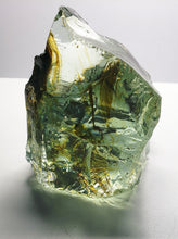 Load image into Gallery viewer, Bi-color Clear w/ Shaman Traditional Andara Crystal 404g