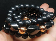 Load image into Gallery viewer, Copper with Shungite Necklace 8+mm 31inch