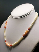 Load image into Gallery viewer, Coral Trilogy Design 5-7.5mm 18inch