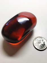 Load image into Gallery viewer, Orange (deep) / Lion&#39;s Heart Andara Crystal Hand / Palm Piece 120g
