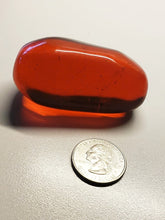 Load image into Gallery viewer, Orange (deep) / Lion's Heart Andara Crystal Hand / Palm Piece 106g