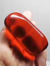 Load image into Gallery viewer, Orange (deep) / Lion's Heart Andara Crystal Hand / Palm Piece 106g