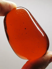 Load image into Gallery viewer, Orange (deep) / Lion's Heart Andara Crystal Hand / Palm Piece 74g