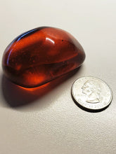 Load image into Gallery viewer, Orange (deep) / Lion's Heart Andara Crystal Hand / Palm Piece 74g
