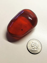 Load image into Gallery viewer, Orange (deep) / Lion's Heart Andara Crystal Hand / Palm Piece 80g