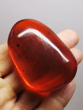 Load image into Gallery viewer, Orange (deep) / Lion's Heart Andara Crystal Hand / Palm Piece 80g