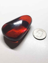 Load image into Gallery viewer, Orange (deep) / Lion's Heart Andara Crystal Hand / Palm Piece 84g