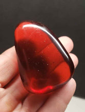 Load image into Gallery viewer, Orange (deep) / Lion's Heart Andara Crystal Hand / Palm Piece 84g
