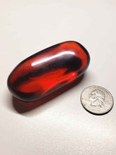 Load image into Gallery viewer, Orange (deep) / Lion's Heart Andara Crystal Hand / Palm Piece 98g
