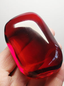 Red Deep Andara Crystal Hand Piece 160g