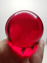 Load image into Gallery viewer, Red - Deep Andara Crystal Sphere 2.25inch