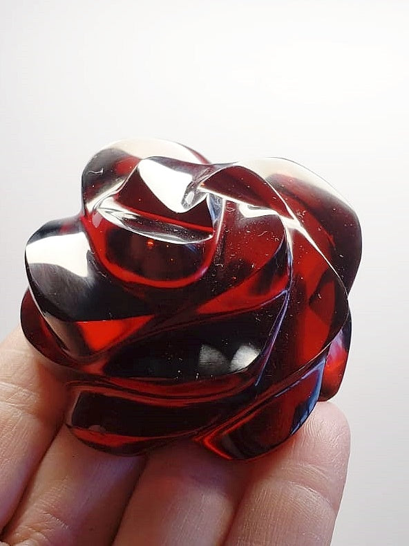 Red - Deep Andara Crystal Rose