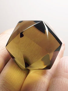 Silver - Deep Andara Crystal Icosahedron 36g