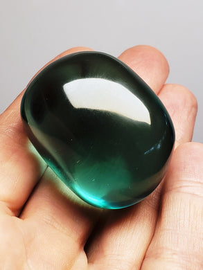 Turquoise (deep) Andara Crystal Hand Piece 48g