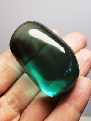 Turquoise (deep) Andara Crystal Hand Piece 58g