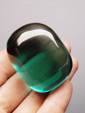 Turquoise (deep) Andara Crystal Hand Piece 68g